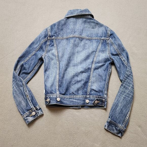 Aritzia Talula Women’s XSmall Denim Jean Jacket XS Extra Small - Picture 2 of 12